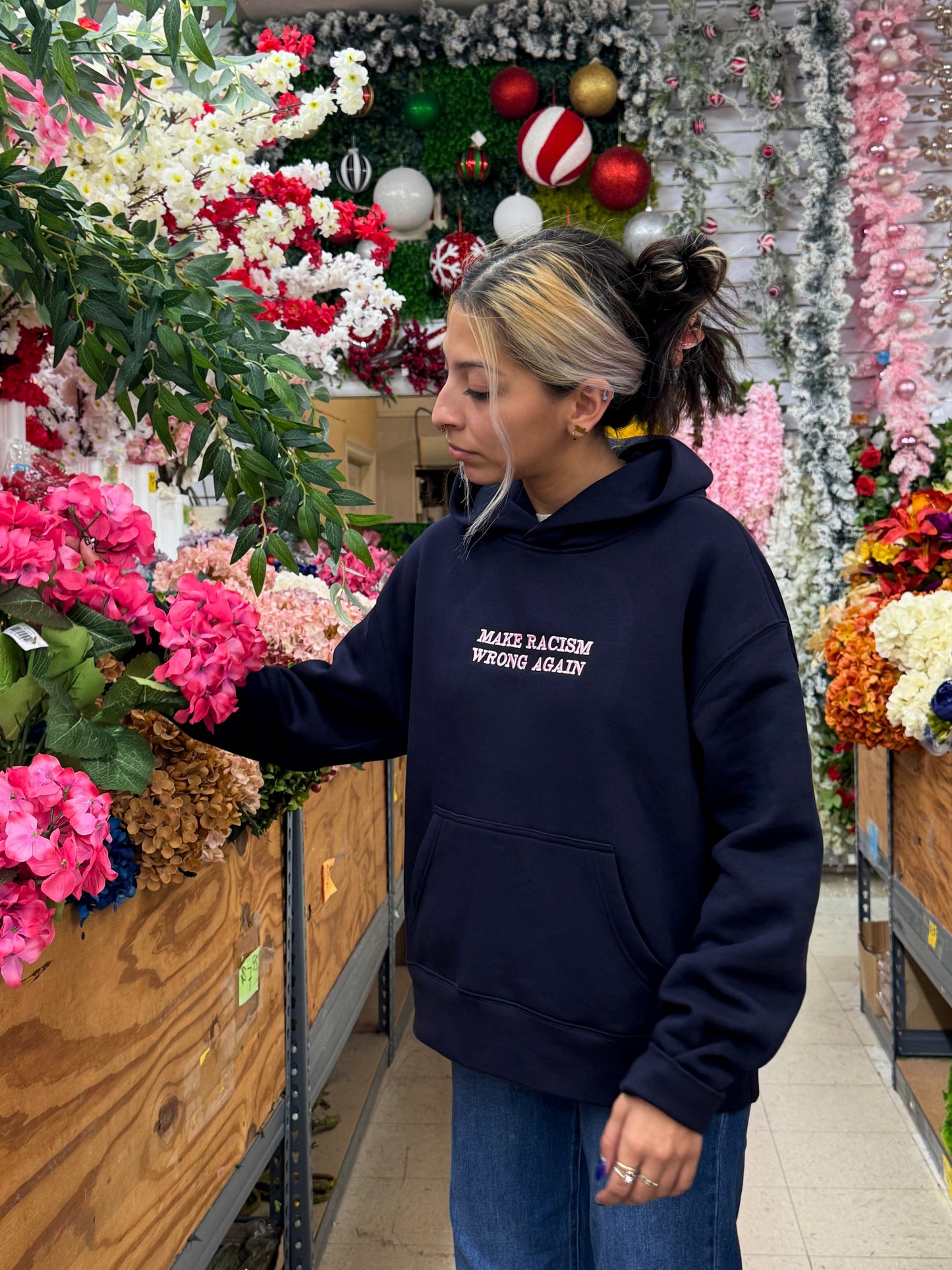 Anti-Rac*sm Navy Sweatshirt