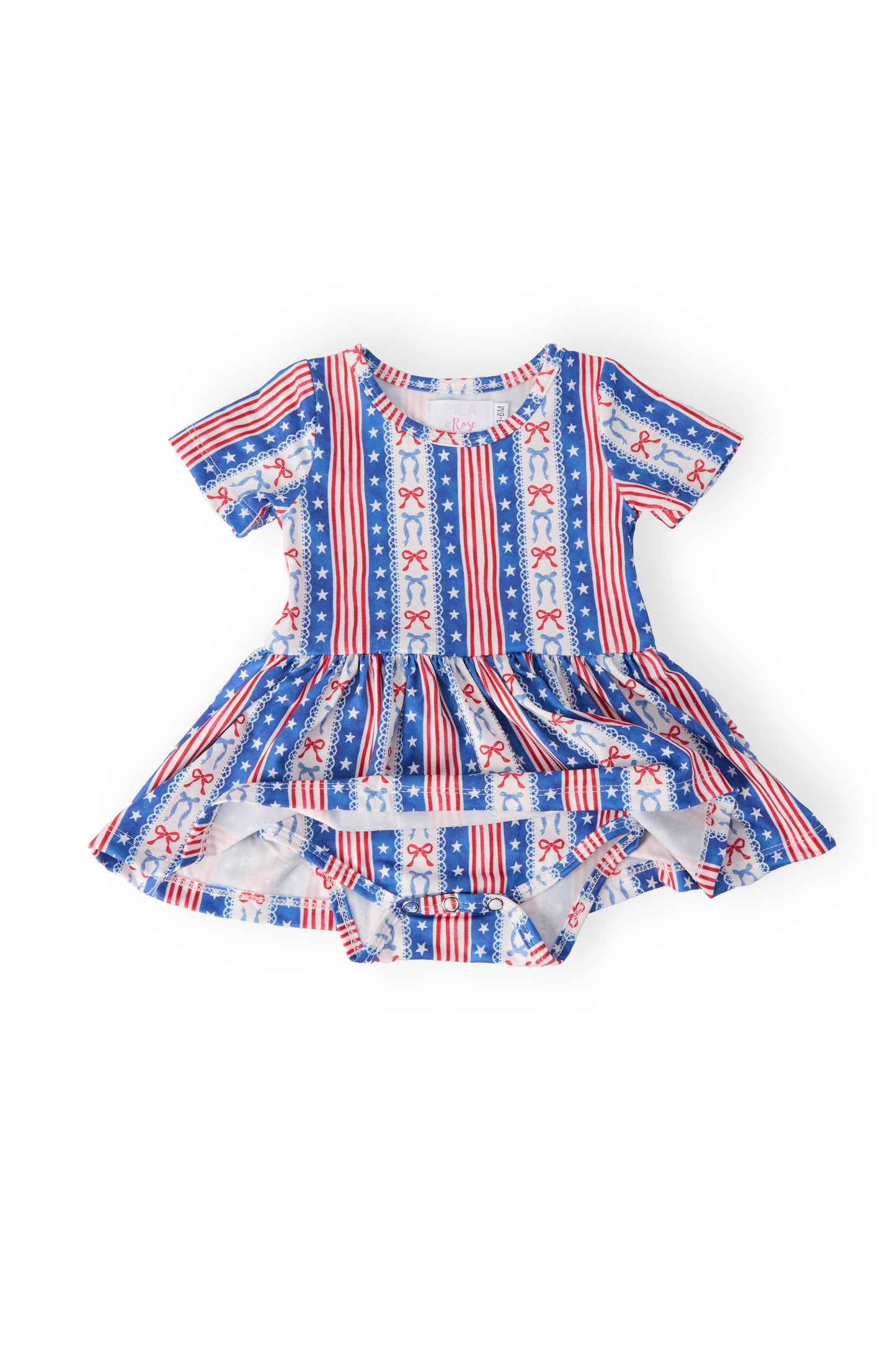 All-American Girl S/S Twirl Bodysuit