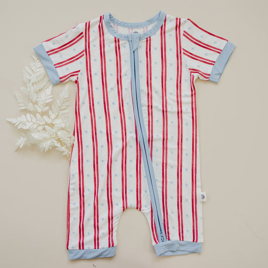 Stars & Stripes Bamboo Shorty Pajamas