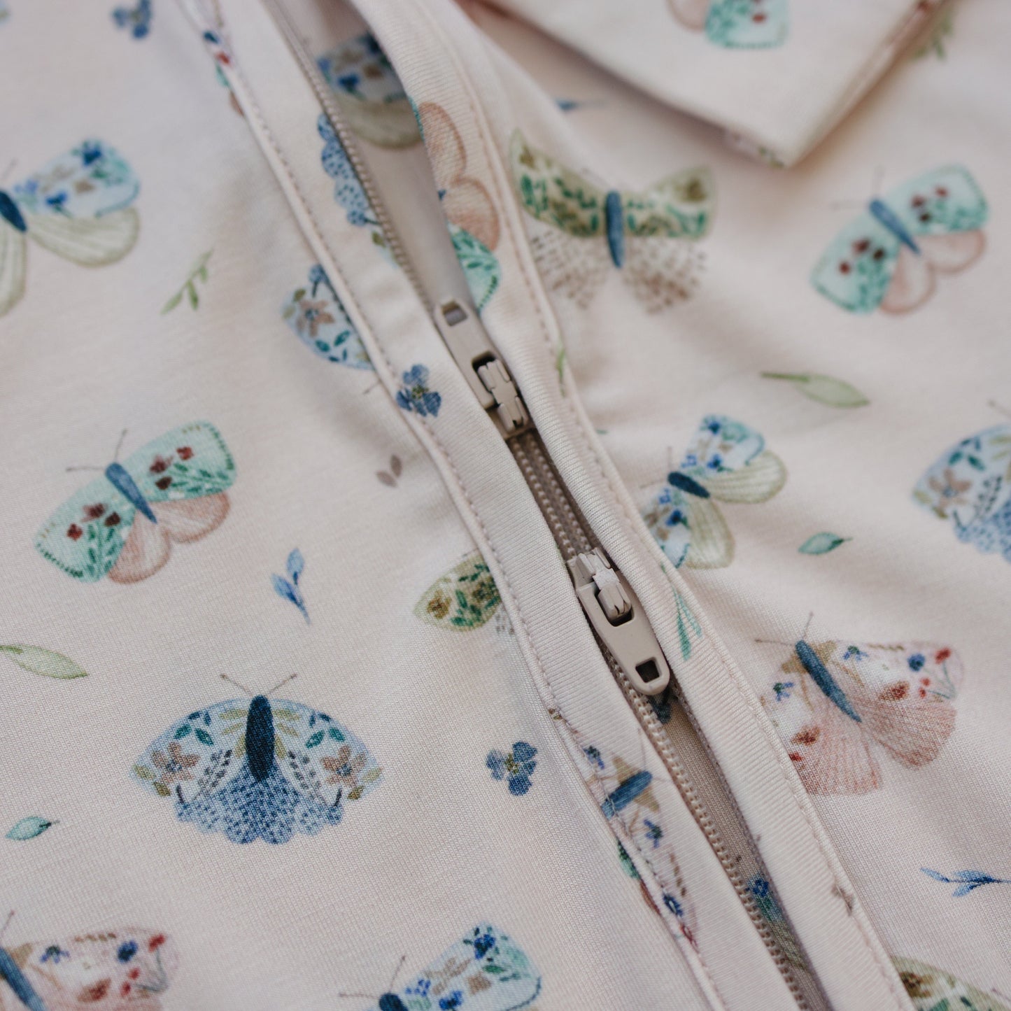 Luna Moths Bamboo Zippy Pajamas