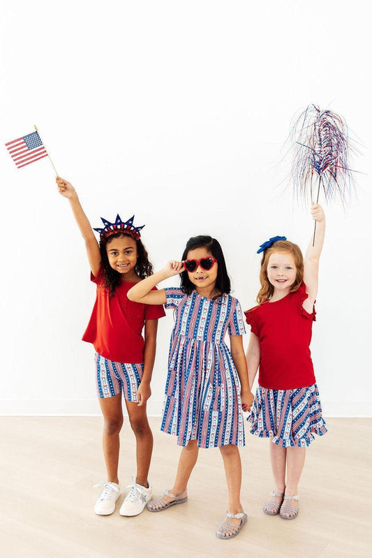 All-American Girl Ruffle Twirl Skort