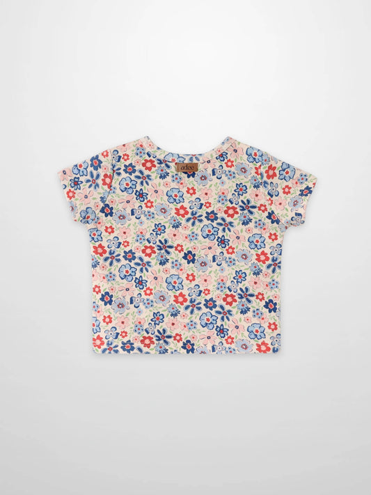 Garden Flower Short Sleeve Shirt