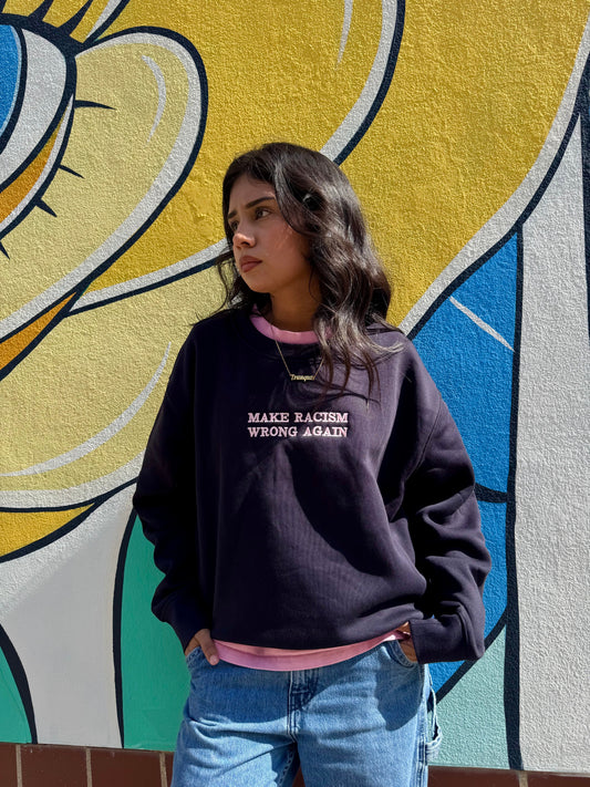 Anti-Rac*sm Navy Sweatshirt