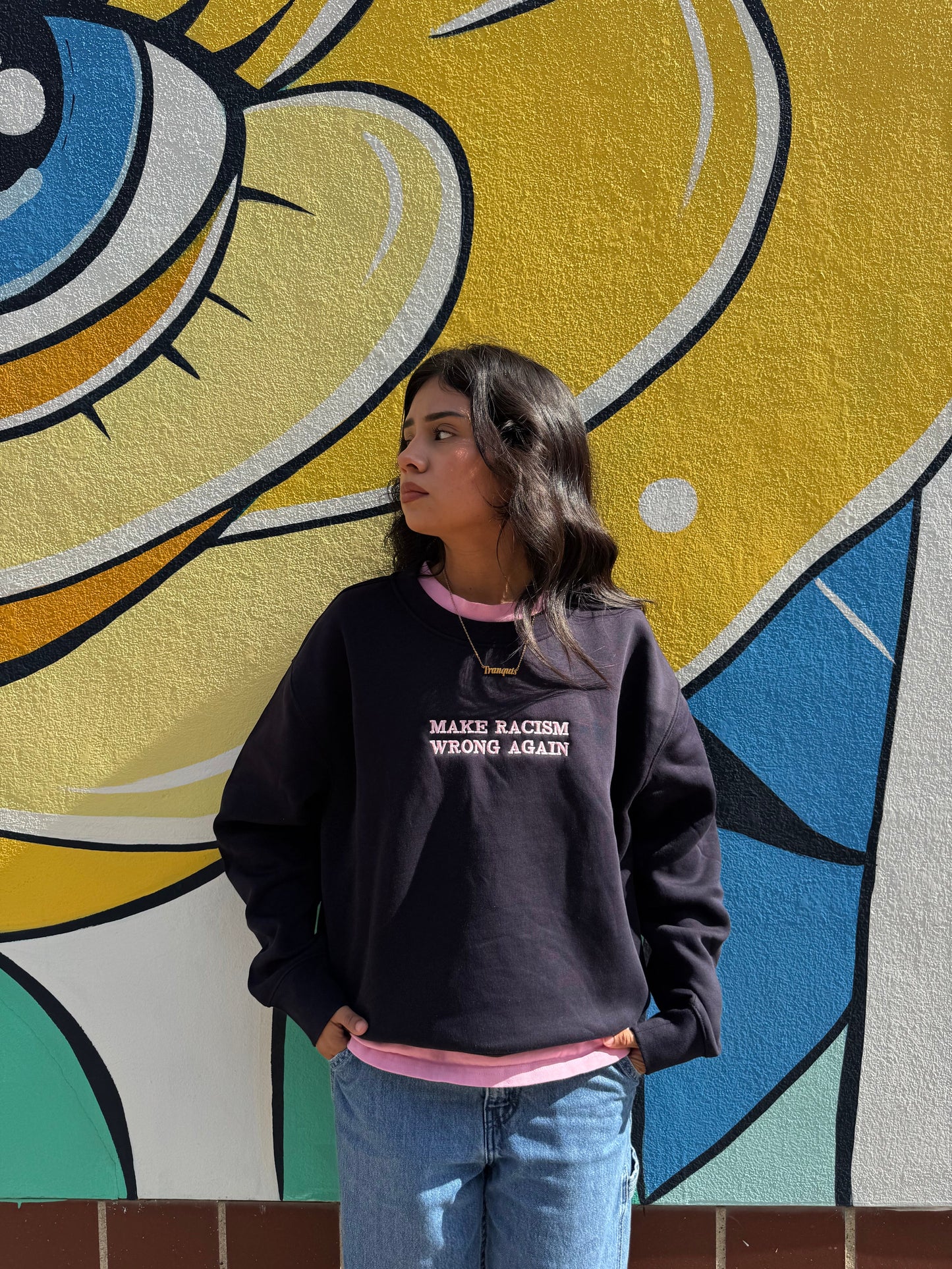 Anti-Rac*sm Navy Sweatshirt